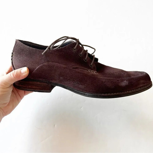 Rockport Adidas Adiprene Brown Suede Loafer Men’s Size 10 Work Shoe Comfort Tech - Picture 2 of 11